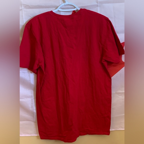 SUA GILDAN Soft style Red T-Shirts Size L - Picture 3 of 3